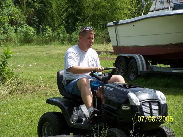 Addis cutting grass