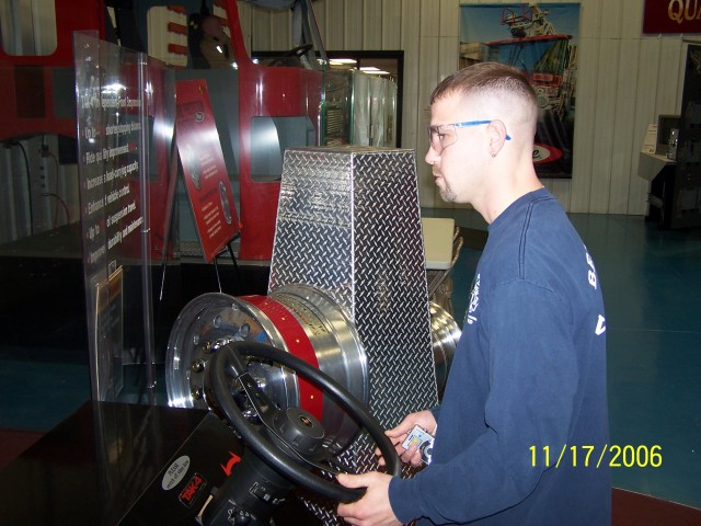 Scott testing the TAC 4