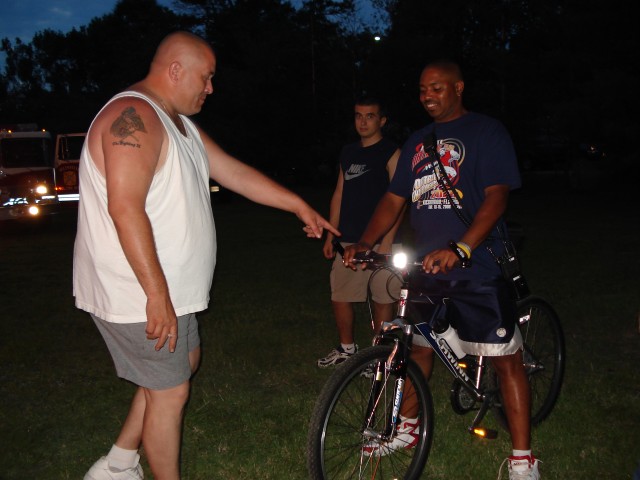Dugie riding Bike 31, where is the phone at?