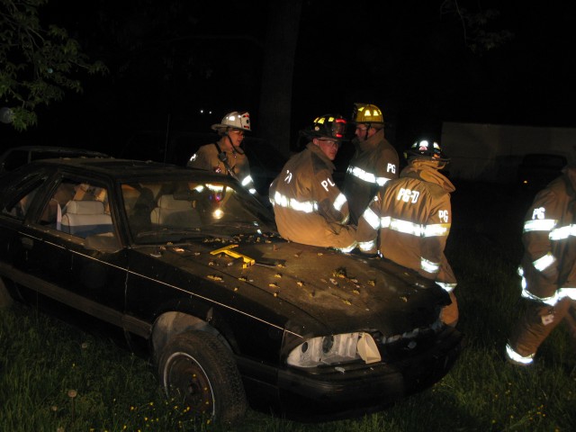Members Training with New Hurst Tool 4/25/08